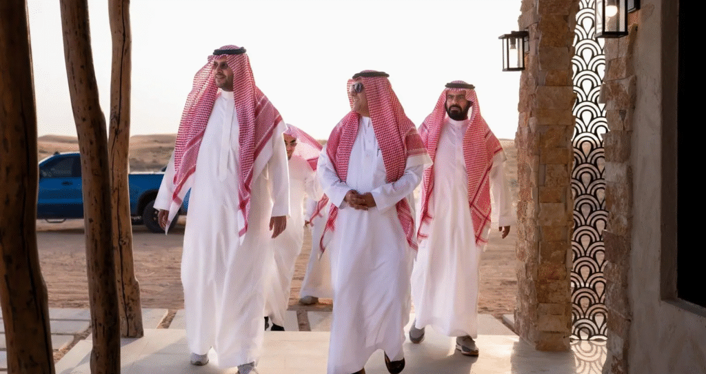 سمو الأمير تركي بن محمد بن فهد يزور محمية الإمام تركي بن عبدالله الملكية