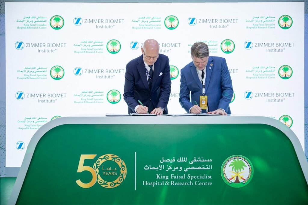 KFSHRC and Zimmer GmbH Sign Collaboration Agreement and MoU to Advance Robotic Surgery Training