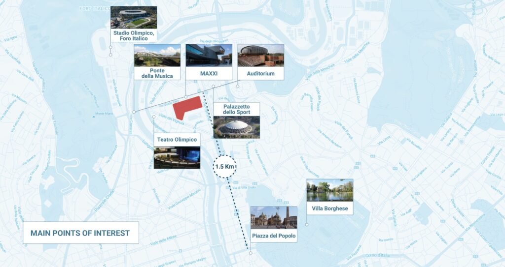 شركة كويما وإيجل هيلز تؤسسان شراكة لإعادة تطوير ثكنات غويدو ريني السابقة في روما