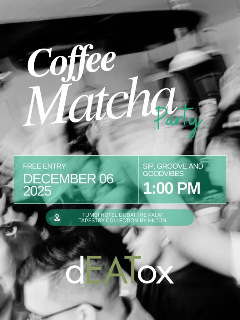 Sip, Sway, and Soak Up the Vibes at TUMBI Hotel Dubai’s Coffee Matcha Party