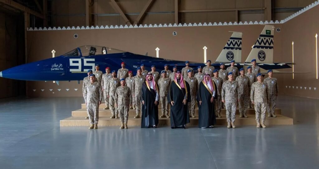 سمو ولي العهد يرعى حفل افتتاح مرافق قاعدة الملك سلمان الجوية بالقطاع الأوسط