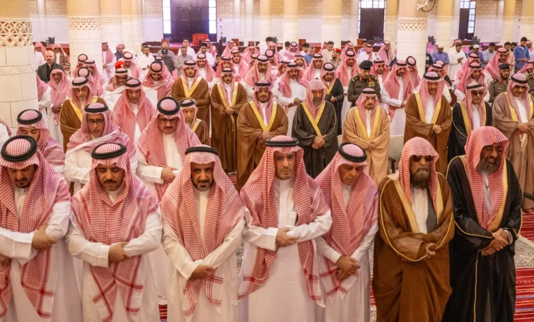 صلاة الميت على سعد السديري