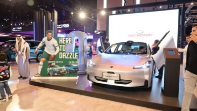 شركة الجميح للسيارات تستعرض جي أيه سي "Hyper GT" الكهربائية خلال مشاركتها في معرض الرياض للسيارات 2023.