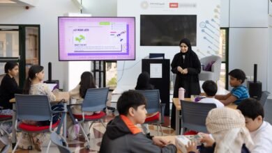 مركز جوجل للابتكار بمنتزه جامعة الإمارات للعلوم والابتكار ينظم مخيماً شتوياً لطلبة المدارس
