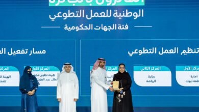 "الزكاة والضريبة والجمارك" تفوز بالجائزة الوطنية للعمل التطوعي لعام 2023م