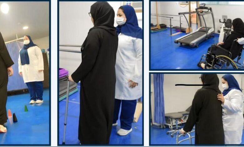 العلاج الطبيعي بمستشفى حراء العام ينهى معاناة عشرينية استمرت مايقارب العام