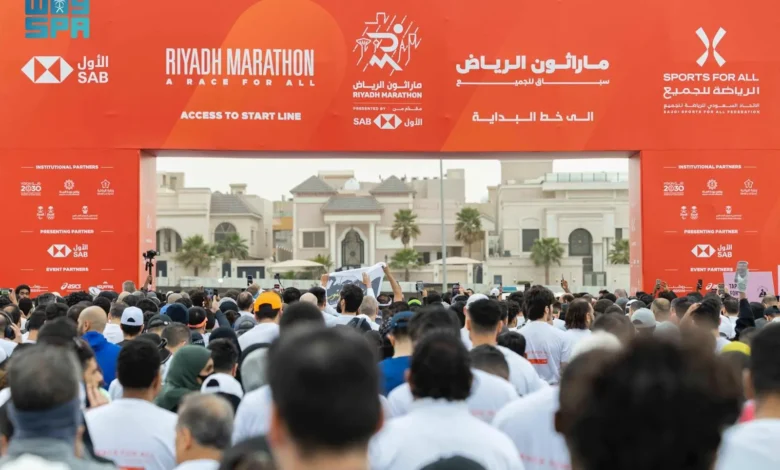 ختام "ماراثون الرياض" بمشاركة أكثر من 20 ألف متسابق ومتسابقة من مختلف دول العالم