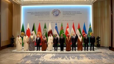 الأمين العام لمجلس التعاون: انعقاد الاجتماع الوزاري الثاني للحوار الاستراتيجي بين دول مجلس التعاون ودول آسيا الوسطى، يأتي لترسيخ قواعد العمل المشترك للحوار الاستراتيجي وتطوير آليات التشاور والتعاون بين الجانبين