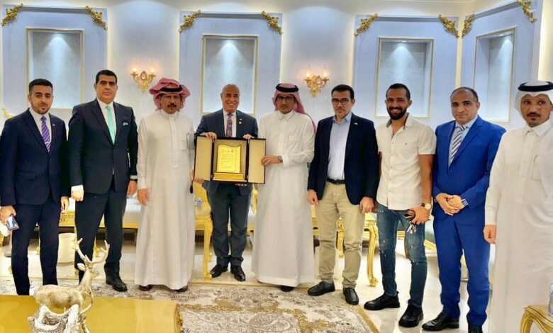إتحاد عام المصريين بالسعودية يكرم السبيعي