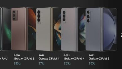 Galaxy تطور سلسلة Z Fold: إنجاز هندسي جديد في تصميم الهواتف القابلة للطي