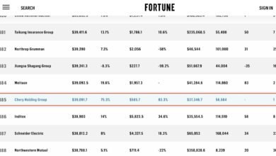 بإنجاز تاريخي! الشركة الأم لـ OMODA & JAECOO، شيري، تنضم إلى قائمة فورتشن جلوبال 500