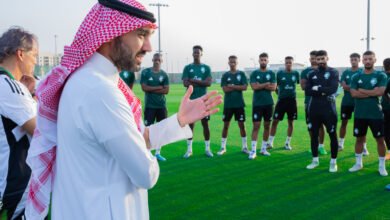 سمو وزير الرياضة يزور مقر تدريبات المنتخب السعودي استعداداً للقاء إندونيسيا ضمن تصفيات كأس العالم
