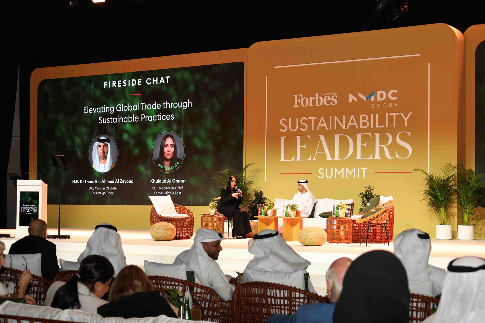 Forbes Middle East's Sustainability Leaders Summit, Chaired by HE Dr Thani bin Ahmed Al Zeyoudi, Minister of State for Foreign Trade for the UAE, Lays the Groundwork for a Greener Future -