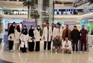 نادي كلية الطب بجامعة تبوك ينظم حملة “آدم الثانية” للتوعية بصحة الرجل في بارك مول