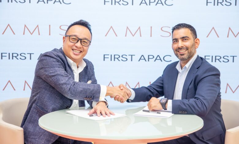 صندوق آسيا والمحيط الهادئ“First APAC Fund” السنغافوري يستثمر ما يصل إلى 5 مليار درهم في شركة التطوير العقاري "إيه إم آي إس" (AMIS Development) في دبي