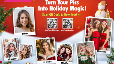 Light Up Your Holidays: Perfect Corp’s YouCam Apps Unveil Festive Features for Billions of Creative Users