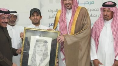 الأمير عبد الإله بن عبد الرحمن يُلبي دعوة جمعية التنمية الأهلية بالحرف ويدشن موقعها الالكتروني