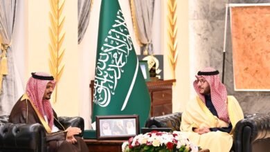 محافظ الطائف يلتقي رئيس جمعية الطائف الخضراء