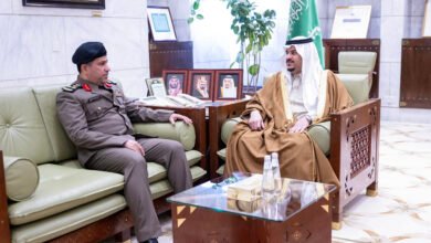 سمو نائب أمير الرياض يستقبل مدير مكافحة المخدرات المعين بالمنطقة