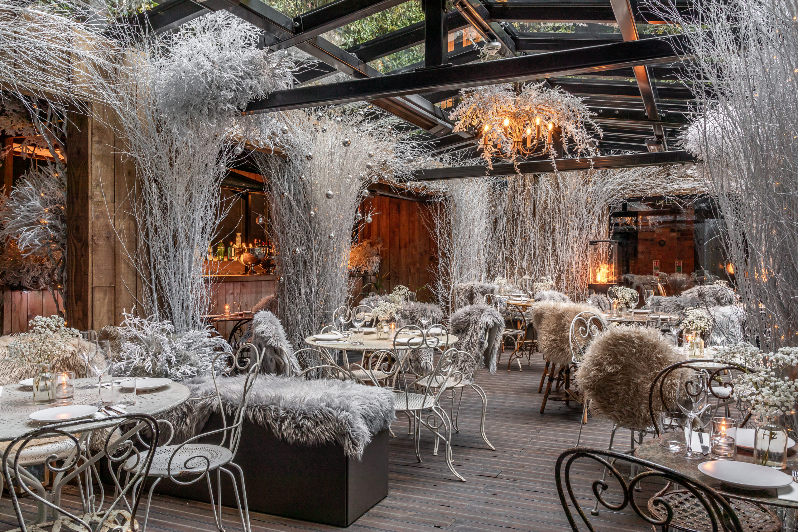 The Mandrake’s White Winter Garden Heralds Start of the London Festive Season