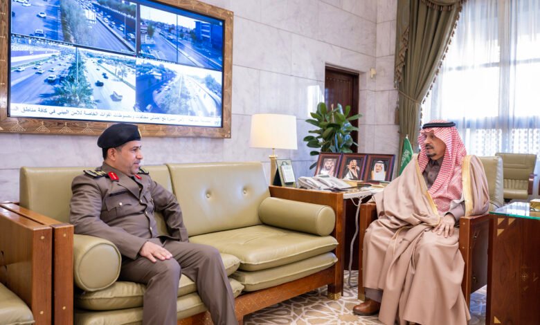 سمو أمير الرياض يستقبل مدير مكافحة المخدرات المعين بالمنطقة