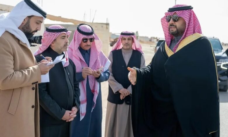 أمير الحدود الشمالية يوجه بتحسين مشهد سوق الماشية في رفحاء وتطوير الموقع الجديد