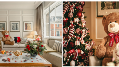 عيد الميلاد في فندق ذا لانغهام، لندن بالتعاون مع علامة هامليز لندن 