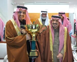 تحت رعاية سمو ولي العهد ونيابة عنه.. سمو أمير منطقة الرياض يتوج الفائزين بكأسي سمو ولي العهد للخيل المنتَجة محليًّا وللإنتاج والمستورد