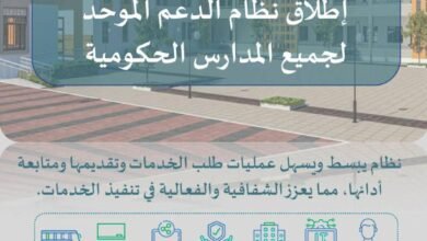 انطلاق نظام الدعم الموحد في 1700 مدرسة بالطائف