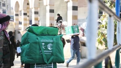 مركز الملك سلمان للإغاثة يوزع مساعدات إغاثية متنوعة في مدينة دوما بمحافظة ريف دمشق