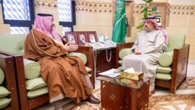 وكيل إمارة منطقة الرياض يستقبل المدير التنفيذي لجمعية خيرات لحفظ النعمة