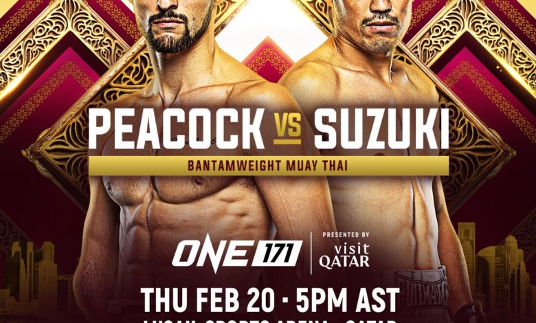 Jake Peacock Vs. Shinji Suzuki Muay Thai Clash Added To ONE 171: Qatar On February 20