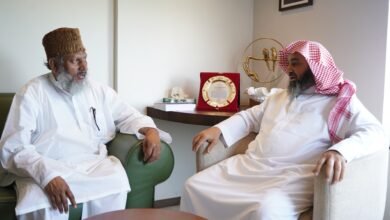 وكيل وزارة الشؤون الإسلامية يلتقي رئيس جمعية أهل الحديث المركزية بالهند