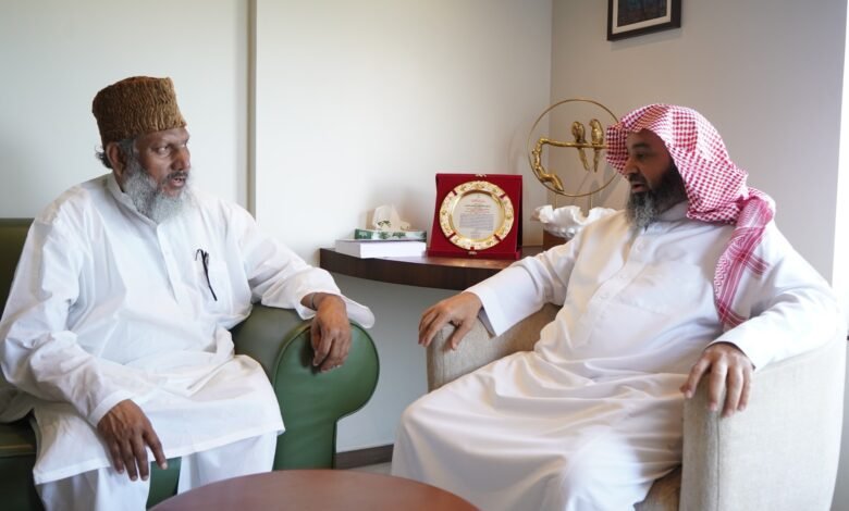 وكيل وزارة الشؤون الإسلامية يلتقي رئيس جمعية أهل الحديث المركزية بالهند