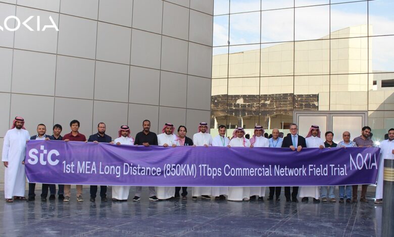 Nokia and stc Group set Middle East record with 1Tbps data center connectivity across 850km network