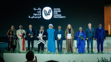 Under UAE President’s Patronage: Abdullah bin Zayed attends Zayed Award for Human Fraternity ceremony, recognizing 2025 honorees