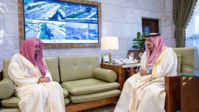 سمو أمير الرياض يستقبل مدير فرع وزارة الشؤون الإسلامية والدعوة والإرشاد بالمنطقة