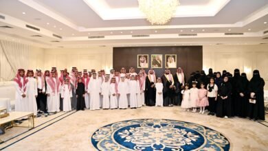 سمو نائب أمير منطقة جازان يكرم الطلبة الفائزين بجائزة “منافس” 2024م