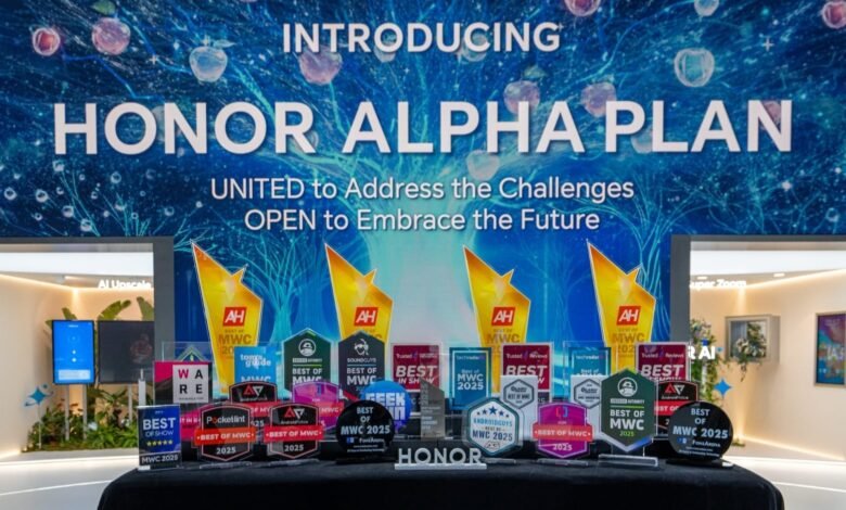 علامة HONOR تُبهر الجميع في مؤتمر MWC 2025 من خلال إطلاق خطة الريادة من HONOR