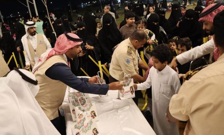 فعالية "القرقيعان" تستقطب أكثر من 11640 زائر وسط أجواء رمضانية في منتزه العبير برأس تنورة