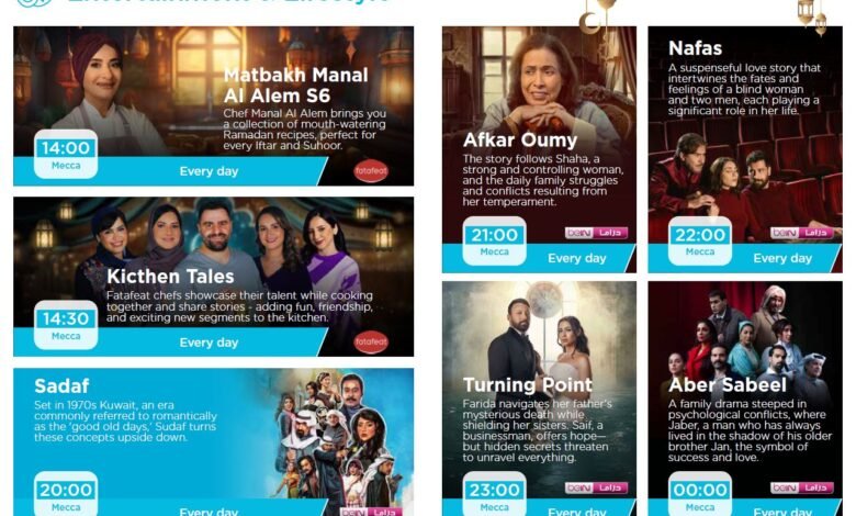 beIN Reveals Ramadan Programming Lineup with Several Original Productions and a Host of Exclusive Content