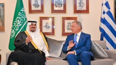 سمو نائب أمير منطقة الرياض يُشرّف حفل السفارة الهيلينية بمناسبة اليوم الوطني