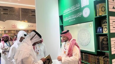 ركن وزارة الشؤون الإسلامية يهدي قرابة 5000 نسخة من المصحف الشريف لزوار معرض الدوحة الدولي للكتاب