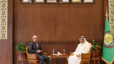 الأمين العام لمجلس التعاون يستقبل سفير الجمهورية الإسلامية الموريتانية لدى السعودية