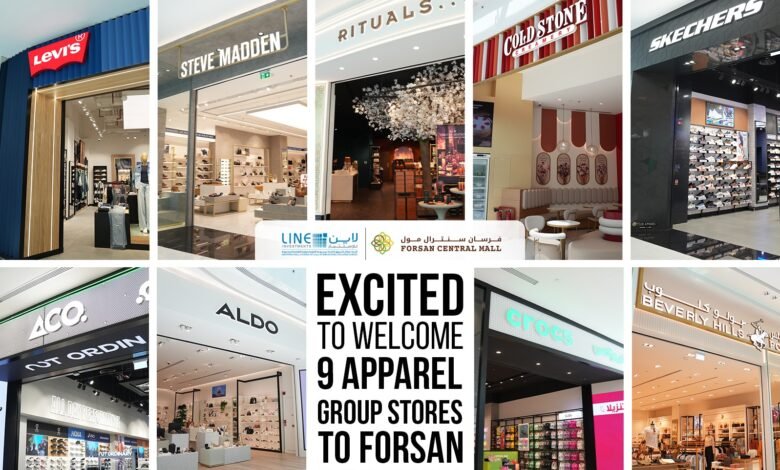 Forsan Central Mall Welcomes Nine International brands by Apparel Group