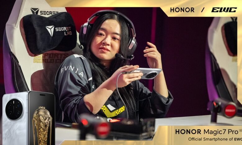 MLBB Teams Battle for Glory on HONOR Magic7 Pro at Esports World Cup