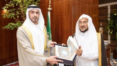 وزير الشؤون الإسلامية يستقبل سفير دولة الإمارات لدى المملكة