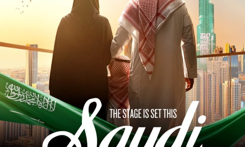 "باراماونت ميدتاون" يحتفل باليوم الوطني السعودي بأسلوب هوليوودي فاخر