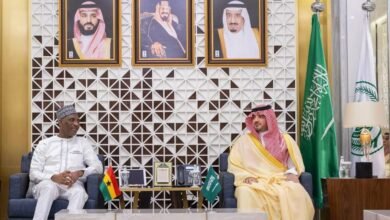 الأمير عبدالعزيز بن سعود يستقبل وزير الداخلية بجمهورية غانا
