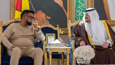 رئيس جمهورية غويانا التعاونية يصل إلى الرياض وفي مقدمة مستقبليه سمو نائب أمير المنطقة